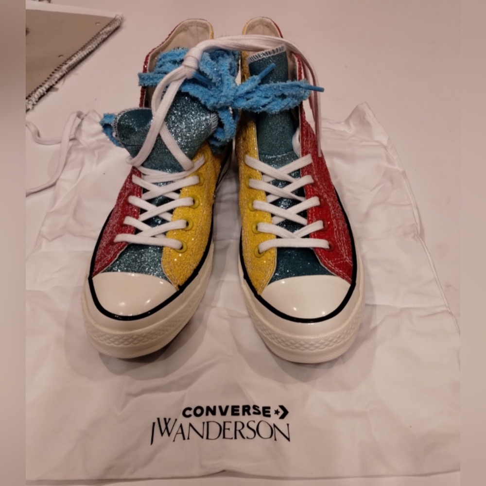 CONVERSE "ALL STAR 70 HI / JW ANDERSON GLITTER" - Picture 5 of 7